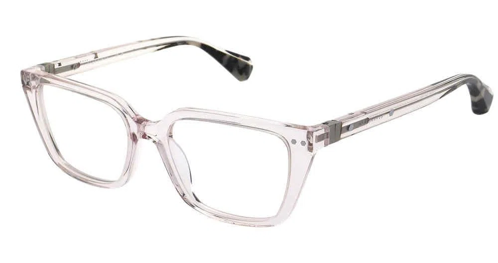 Allsaints CAT Eyeglasses - ALS-1009 CAT SHINY CRYSTAL PINK - view 4